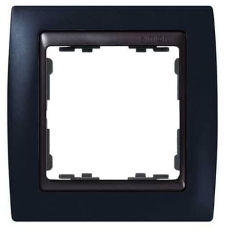 Marco compacto para 1 elemento Simon 82 Negro