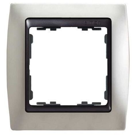 Marco compacto para 1 elemento Simon 82 Gris