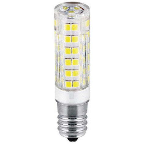 Bombilla LED EDM Tubular E14 4,5W 450lm 3200K Luz Cálida Ø1,6x6,6cm (1/4)