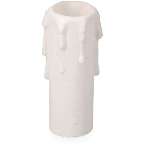 Vela mediana para portalamparas e14 blanco solera 854