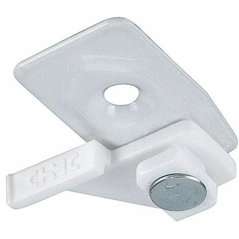 Soporte Techo Con Estribo Para Riel P950 Blanco
