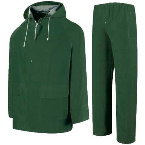 Traje agua pvc/pol verde 0,32 talla: xxl meteo