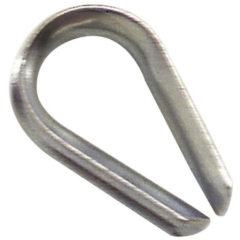 WOLFPACK LINEA PROFESIONAL guardacabos zincado para cable 4 mm.
