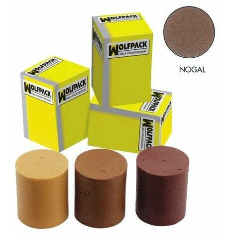 WOLFPACK LINEA PROFESIONAL cera repara madera  70 gr. nogal , Cera Repara Madera  70 gr. Nogal.- Color: Nogal.- Ideal para reparar grietas en los muebles de madera. 