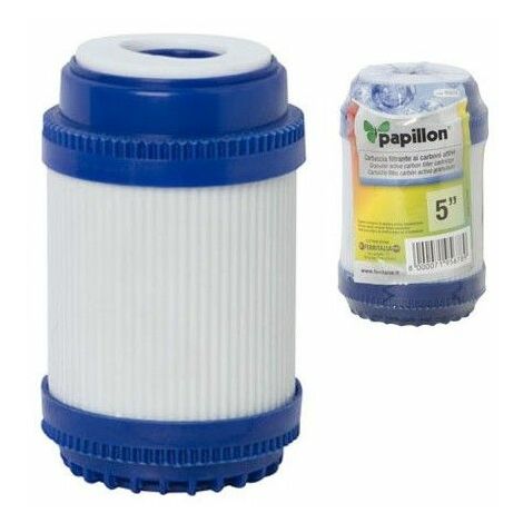 MAURER cartucho filtro agua carbon activo 5 , Filtro cartucho carbon activo 5.- Filtro para lavadoras, calentadores, lavar coches, regar, etc.- Se utiliza para filt