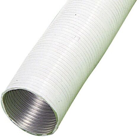 Tubo Aluminio Compacto Blanco Ø 120 mm. / 5 metros.