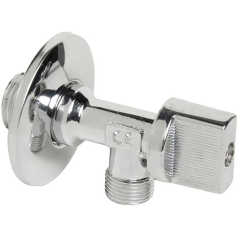 WOLFPACK LINEA PROFESIONAL llave de escuadra 1/2x3/8 , Llave de escuadra 1/2x3/8 - Llave para grifo angular.- Metal cromado.- Medida: 1/2 x 3/8