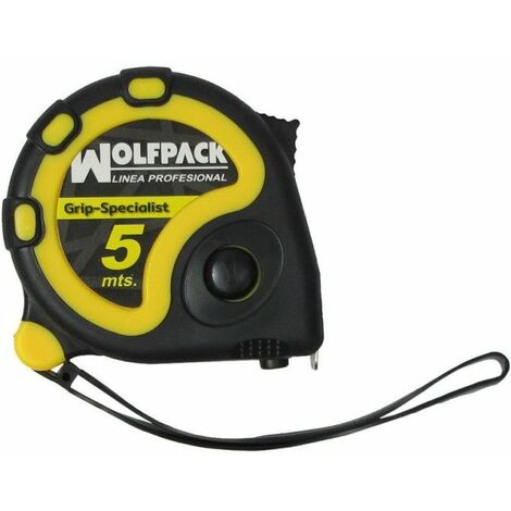 Flexometro 5 Metros Con Freno Wolfpack Grip Special