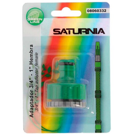 Adaptador Manguera Plástico 3/4 - 1" Hembra   Blister (1/3)