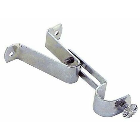 ORYX soporte barra 16 mm.ø cromo  frontal extensible , Soporte tubo - Para barras de 16 mm.Ø- Acabado: cromo.- Colocación frontal.- Extensible.- Ideal