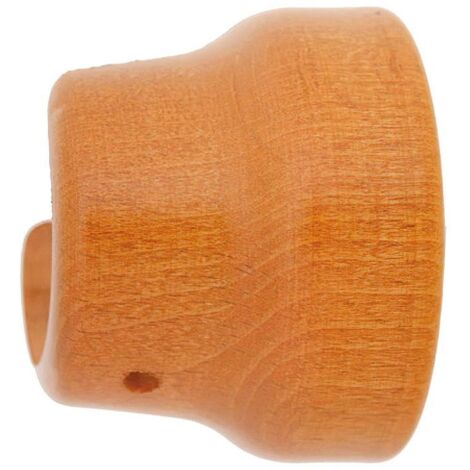 RIEL CHYC soporte madera liso lateral 28x 42 mm. teca , Soporte madera liso- Medida: ø28x42 mm.- Color: teca.- Colocación lateral.- Ideal para el montaje de