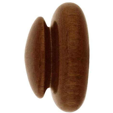 Terminal Madera Especial 28x43 mm. Nogal