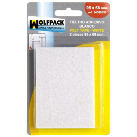 Maurer white felt adhesive 10x10 f100211100