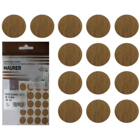 Tapatornillos Adhesisvos Haya (Blister 20 unidades) (1/2)