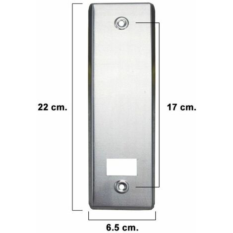 Placa Aluminio Para Recogedor Persiana