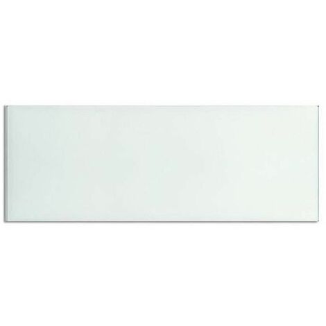 Cristal rectangular mate para aplique 30x15cm