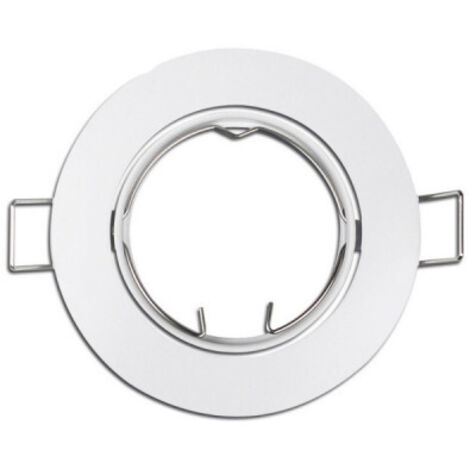 Aro halógeno metálico oscilante Color blanco ø8.4cm EDM (1/2)