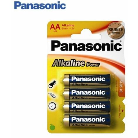 Blister 4 Pilas Aa/lr6 1,5 V Panasonic Alkaline Power