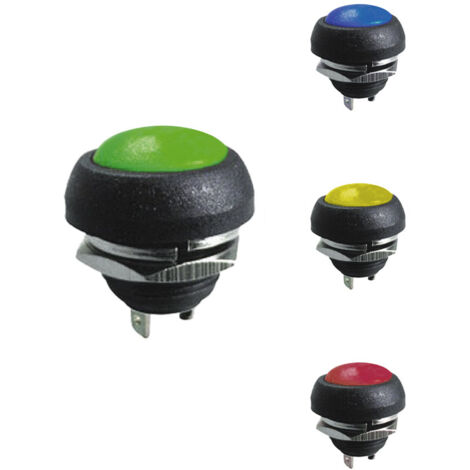 Pulsador Corto 1A 250V Colores Surtidos (1/2)