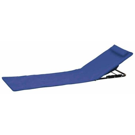 PAPILLON esterilla playa acolchada reclinable con respaldo plegable