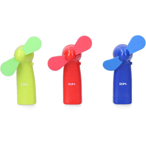 Ventilador a pilas Funny Colors 2xaa no incluidas EDM Colores modelos surtidos