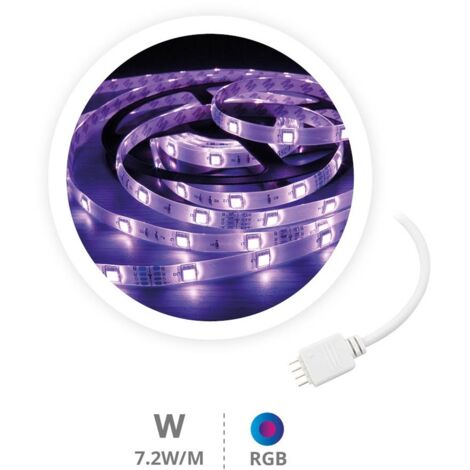 Tira de led 5m RGB 7,2W/m 370lm/m 24V IP65 SMD5050 GSC 1504593 (1/3)