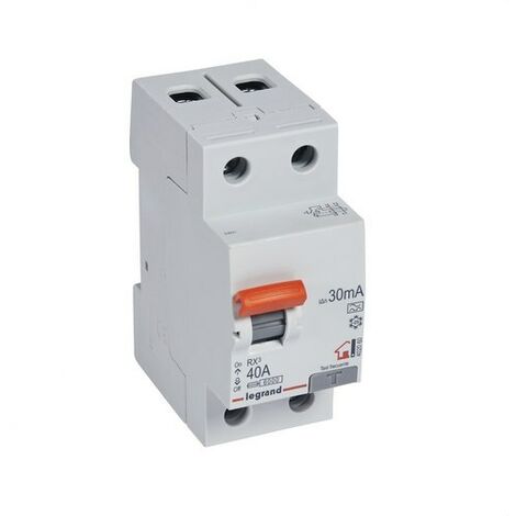 LEGRAND 402060  Diferencial vivienda LEXIC 2P, 230V, 30mA, 40A, tipo A