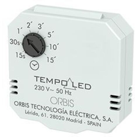 ORBIS OB200007  Temporizador de escalera para caja de registro Tempo led