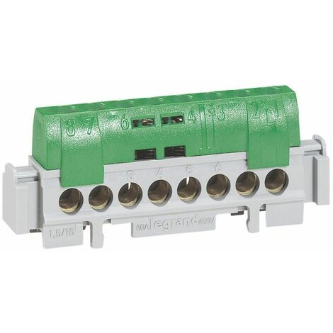 Borna repartidora 1 polo 63-100A 8 salidas Legrand 004832