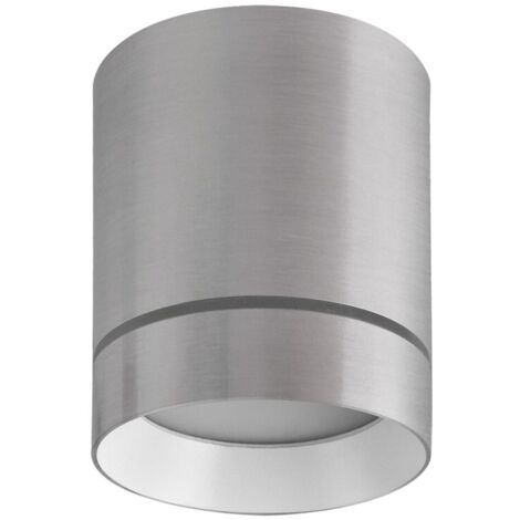 Foco LED empotrable “Ice” (9W 4000K 412lm) IP20 Ø8cm fabricado en aluminio color níquel (1/3)
