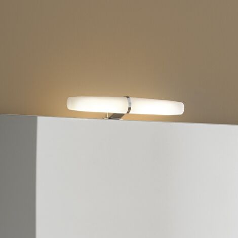Aplique baño LED “Sevilla” (6W 4000K 392lm) IP44 fabricado en aluminio y ABS color blanco y cromo (1/5)