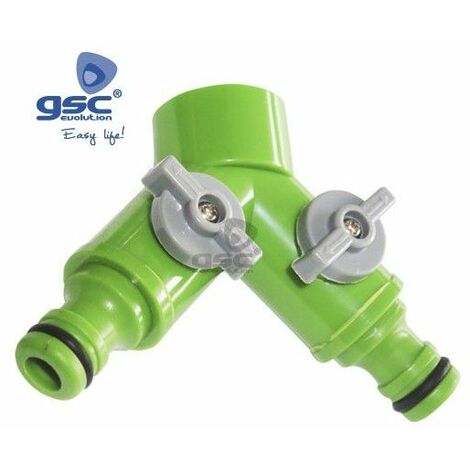 Adaptador grifo 2 salidas Ø3/4" GSC 003602039 (1/2)
