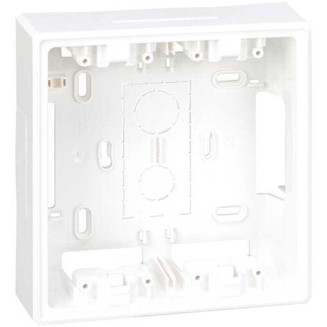 Base caja superficie para kit 2 módulos blanco SIMON 51050002-030