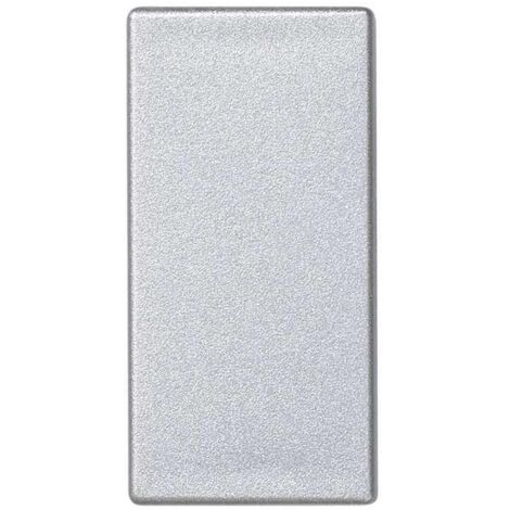 Placa K45 medio mecanismo ciega aluminio anodizado SIMON K105/8