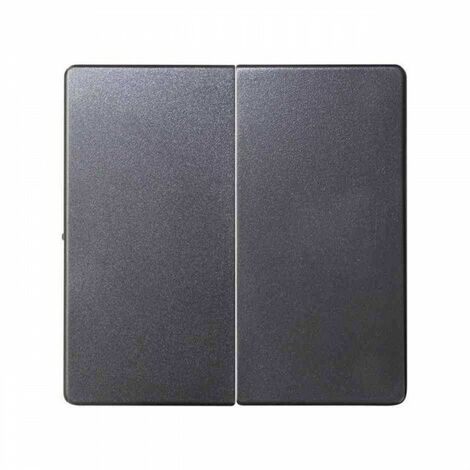 Simon 82 Concept Tecla doble titanio SIMON 8200026-096 (1/2)