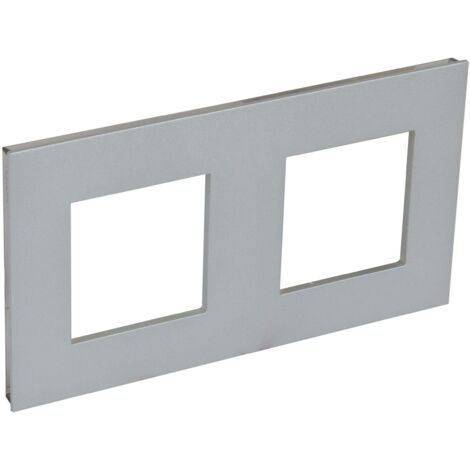 Marco 2 elementos VALENA NEXT aluminio LEGRAND 741032