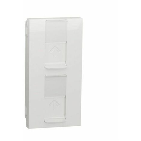 SCHNEIDER NU348218  Toma doble RJ45 UTP categoría 6 polar