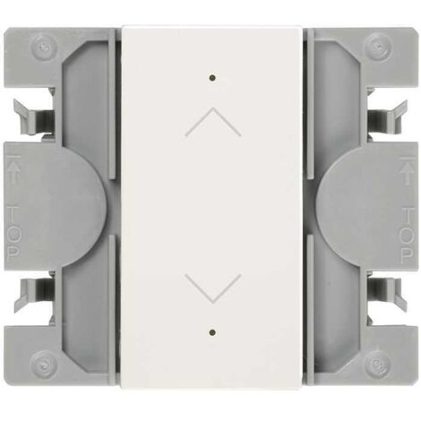 SIMON 270 Interruptor persianas iO con tecla estrecha aluminio 21001333-093 (1/4)