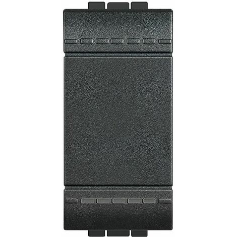 Conmutador Livinglight 16A borne auto 1 módulo Antracita L4003A