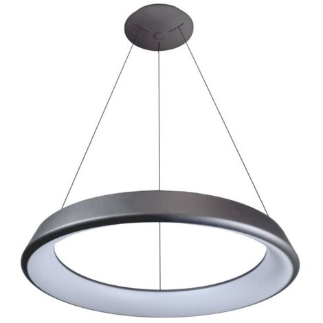 Lámpara LED de techo colgante "Lizer" (36W 3000K 2192lm) color plata (1/5)