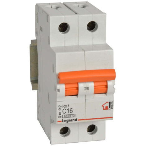 LEGRAND 419935  Magnetotérmico vivienda RX3 2P 6kA 16A
