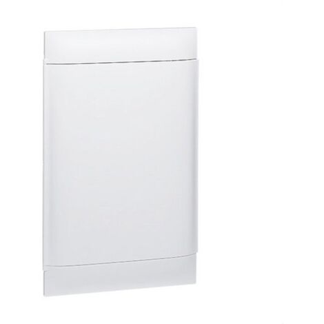 LEGRAND 135063  Caja empotrar Practibox S puerta lisa 3x12 filas para tabiques prefabricados