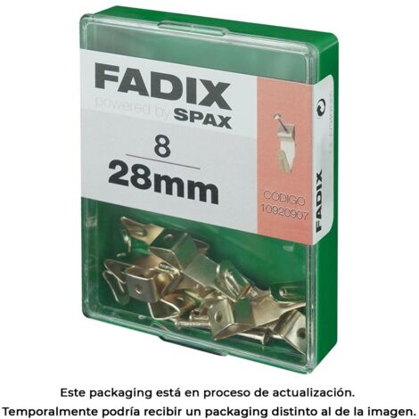 Caja con 8 unidades de cuelgacuadros Hansafix Ø28mm (1/3)