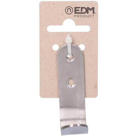Percha simple acabado inox. mate (1/3)