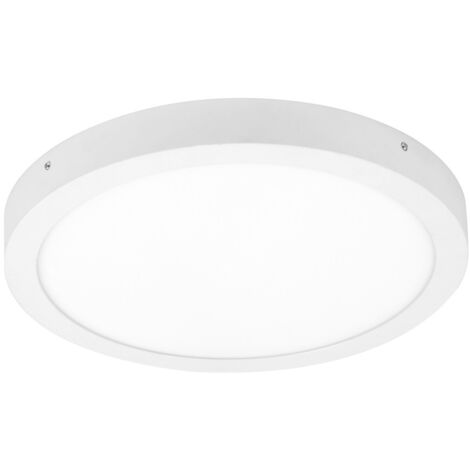 Plafón LED SMD de superficie “Bilo” (48W 4200K 3700lm) IP20 fabricado en aluminio y acrílico color blanco (1/3)