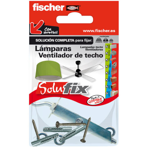 SOLUFIX LÁMPARAS/VENTILADORES DE TECHO 502689 FISCHER (1/2)