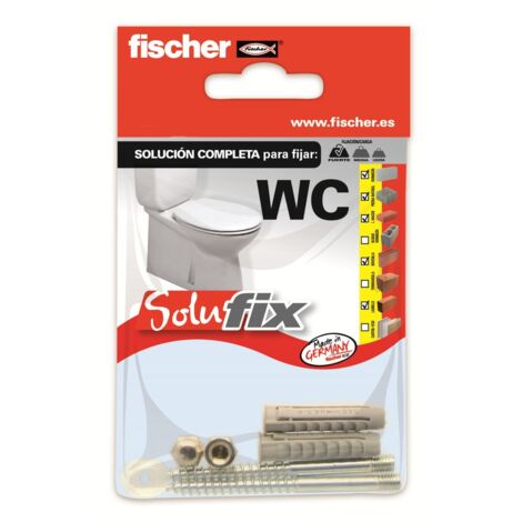 Kit de fijación Fischer Solufix 502696 Inodoro 6 Piezas