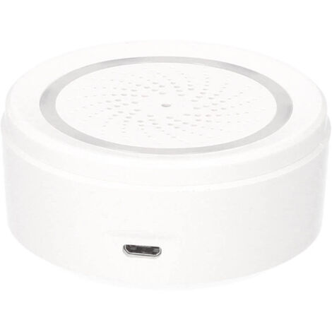 Alarma inteligente vía wifi con sirena y control de temperatura y humedad (1/5)
