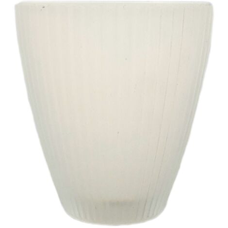 Tulipa de cristal mate modelo Praga 8x8,5cm