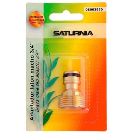 Adaptador Manguera Laton 3/4" macho (1/2)